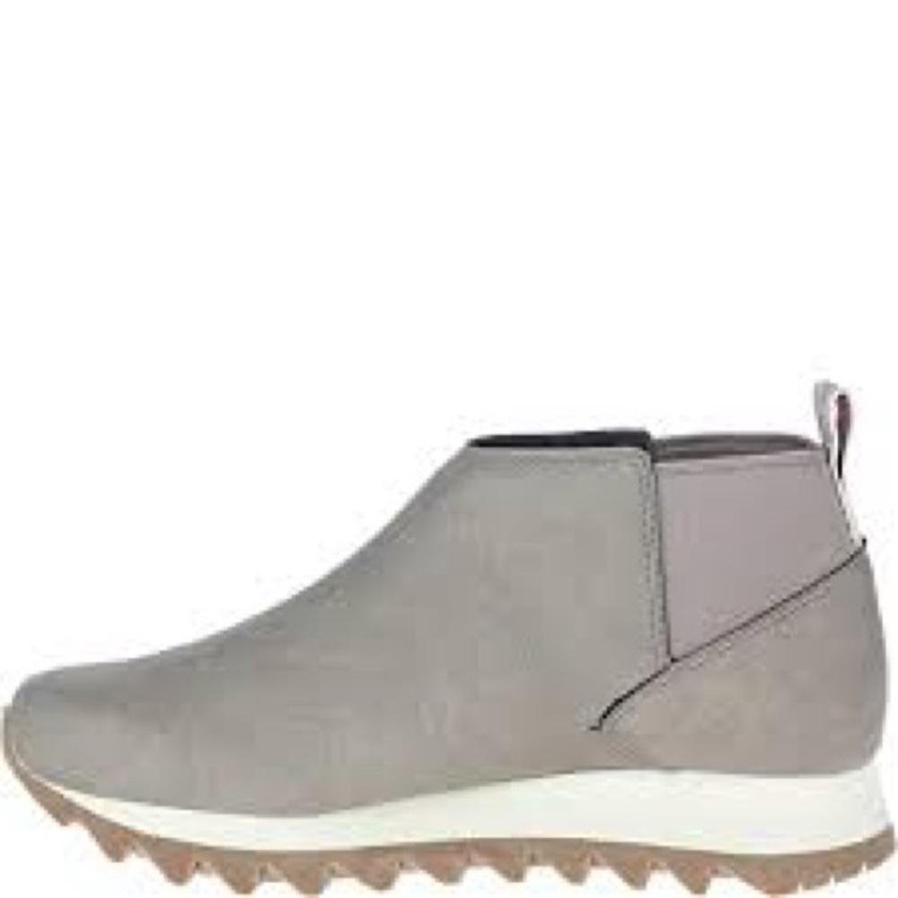 Merrill Women's Grey Slip-On Ankle Sneaker Boot